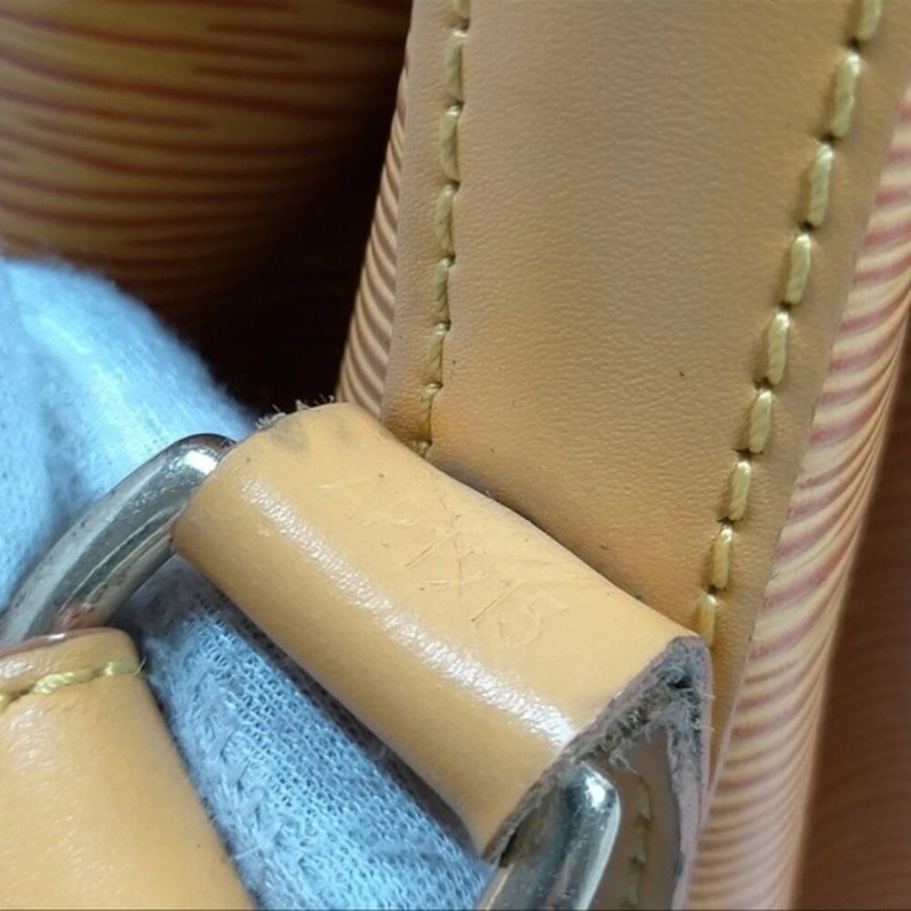 Louis Vuitton LV Shoulder Bag Petite Noe Yellow Epi - Picture 7 of 8